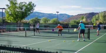 Pickleball match